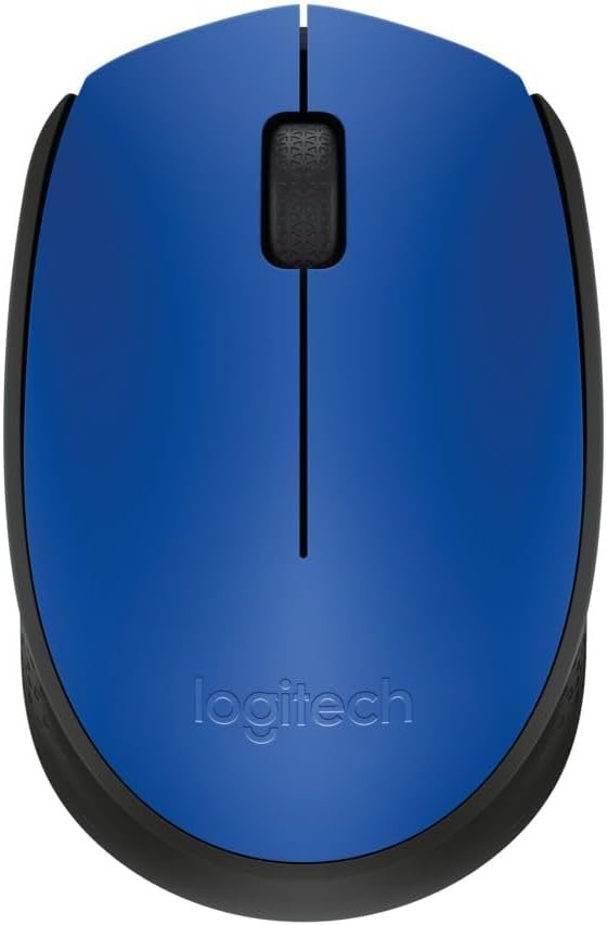 Logitech M170 Wireless Mouse for PC, Mac, Laptop, 2.4 GHz with USB Mini Receiver, Optical Tracking, 12-Months Battery Life, Ambidextrous - Red