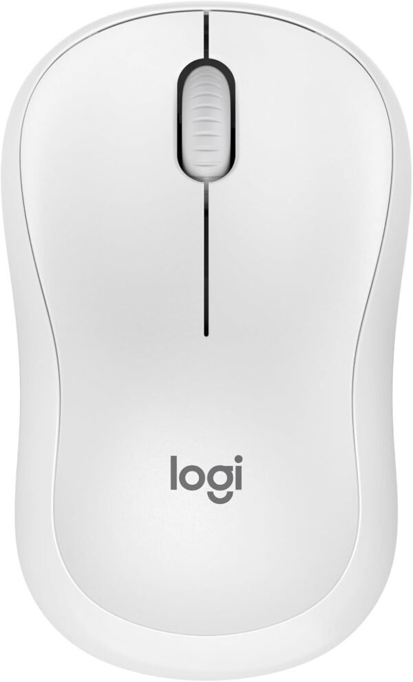 Logitech M240 Silent Bluetooth Mouse, Wireless, Compact, Portable, Smooth Tracking, 18-Month Battery, for Windows, macOS, ChromeOS, Compatible with PC, Mac, Laptop, Tablets - Off White