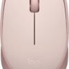 Logitech M170 Wireless Mouse for PC, Mac, Laptop, 2.4 GHz with USB Mini Receiver, Optical Tracking, 12-Months Battery Life, Ambidextrous - Red