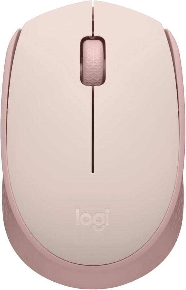 Logitech M170 Wireless Mouse for PC, Mac, Laptop, 2.4 GHz with USB Mini Receiver, Optical Tracking, 12-Months Battery Life, Ambidextrous - Red