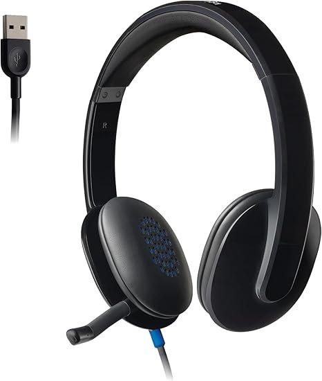 Logitech High-Performance USB Headset H540 for Windows and Mac, Skype Certified,Color-Black.
