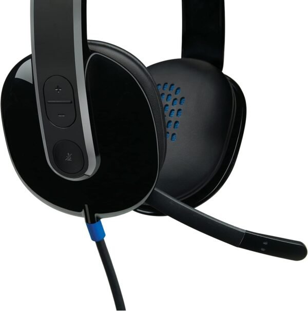 Logitech High-Performance USB Headset H540 for Windows and Mac, Skype Certified,Color-Black.