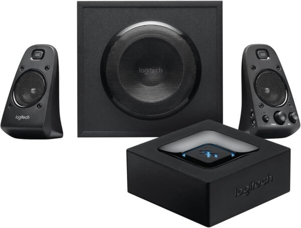 Logitech Z623 400 Watt Home Speaker System, 2.1 Speaker System - Black