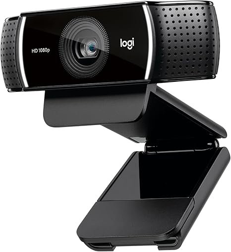 Logitech C922x HD Pro PC Webcam, Full HD 1080p/30fps or 720p/60fps Video, HD Light Correction, Works with Microsoft Teams, Google Meet, Zoom, Nintendo Switch 2’s new GameChat mode, Mac/Tablet- Black