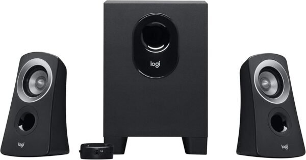 71UDVJAeQCL._AC_SL1500_.jpg Logitech Z313 2.1 Multimedia Speaker System with Subwoofer, Full Range Audio, 50 Watts Peak Power, Strong Bass, 3.5mm Audio Inputs, PC/PS4/Xbox/TV/Smartphone/Tablet/Music Player - Black