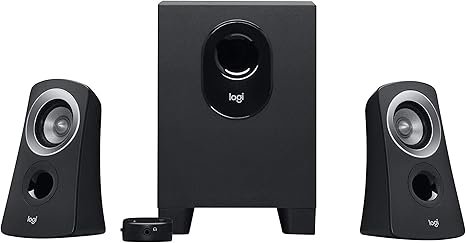 71UDVJAeQCL._AC_SX466_.jpg Logitech Z313 2.1 Multimedia Speaker System with Subwoofer, Full Range Audio, 50 Watts Peak Power, Strong Bass, 3.5mm Audio Inputs, PC/PS4/Xbox/TV/Smartphone/Tablet/Music Player - Black