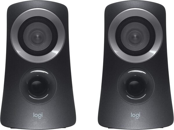 81qr8-BWY7L._AC_SL1500_.jpg Logitech Z313 2.1 Multimedia Speaker System with Subwoofer, Full Range Audio, 50 Watts Peak Power, Strong Bass, 3.5mm Audio Inputs, PC/PS4/Xbox/TV/Smartphone/Tablet/Music Player - Black