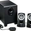 81wcaJsMCTL._AC_SL1500_.jpg Logitech Z313 2.1 Multimedia Speaker System with Subwoofer, Full Range Audio, 50 Watts Peak Power, Strong Bass, 3.5mm Audio Inputs, PC/PS4/Xbox/TV/Smartphone/Tablet/Music Player - Black