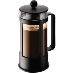 bodum 1783‑01 kenya french press, 0,35l, 3 filiżanki, zmywarka bezpieczna, czarny