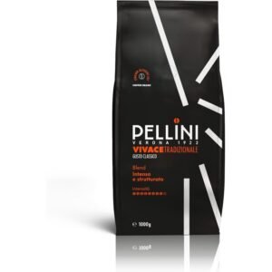 pellini n82 vivace kawa palona w ziarnach, o pełnym i dobrze wyważonym smaku i intensywności, opakowanie 1 kg