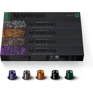 nespresso original, wybór kaw espresso, średnie do ciemniejszego palenia, 50 kapsułek kawy