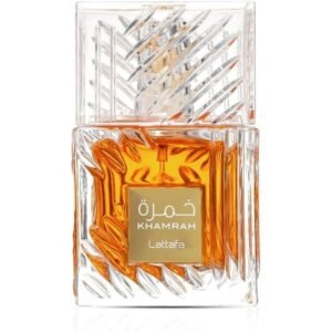 khamrah eau de parfum lattafa perfumy, wanilia, słodka, ciepła, pikantna drzewna wanilia, unisex, 100 ml