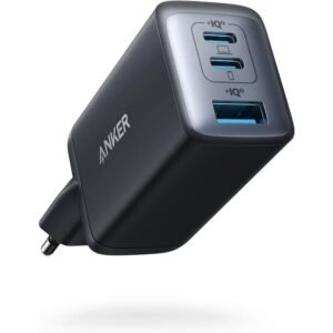 anker Ładowarka usb c (nano ii 65w) pod 3 portowa ładowarka pps, kompaktowy zasilacz usb c do macbook pro, ipad pro, steam deck, galaxy s20, dell xps 13, note 20/10+, iphone 16/15, pixel
