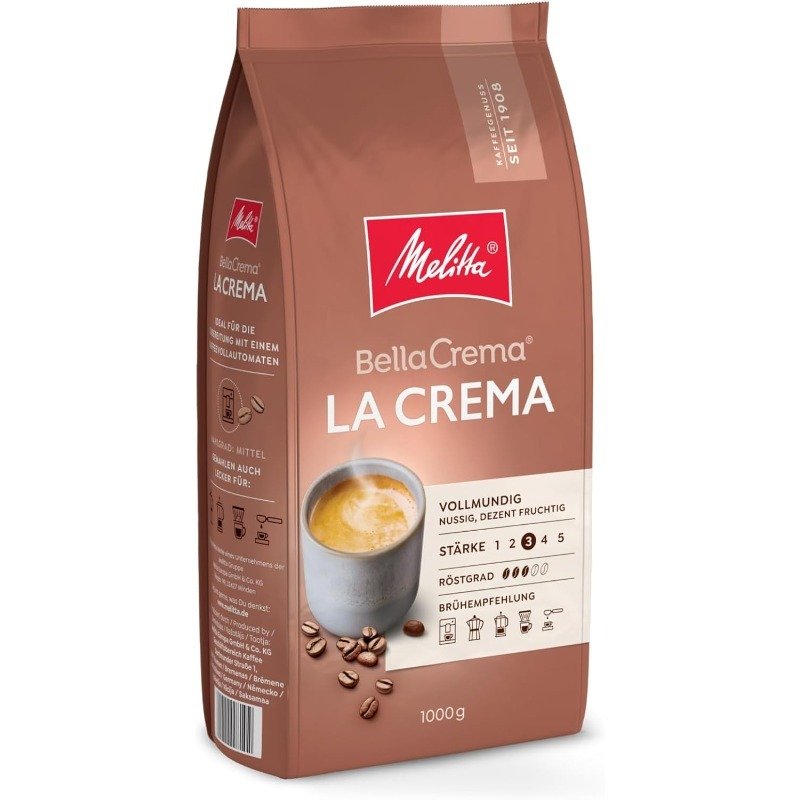 melitta kawa ziarnista, la crema, 1 kg melitta kawa ziarnista, la crema, 1 kg