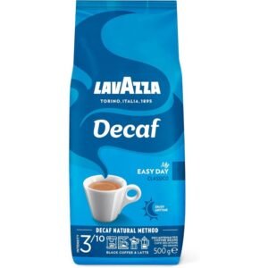 lavazza kawa ziarnista, crema decaffeinato, 500 g