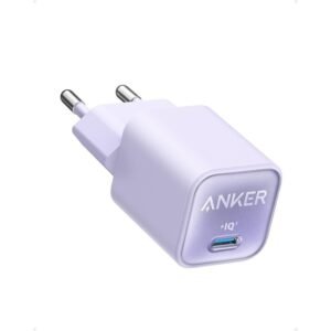 anker Ładowarka usb c gan 30 w, 511 (nano 3), piq 3.0 pps, szybka ładowarka, kompatybilna z iphone 16/16 pro/16 pro max/15 pro, galaxy, pixel 4/3, ipad (bez kabla do ładowania)