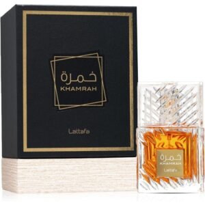 khamrah eau de parfum lattafa perfumy, wanilia, słodka, ciepła, pikantna drzewna wanilia, unisex, 100 ml
