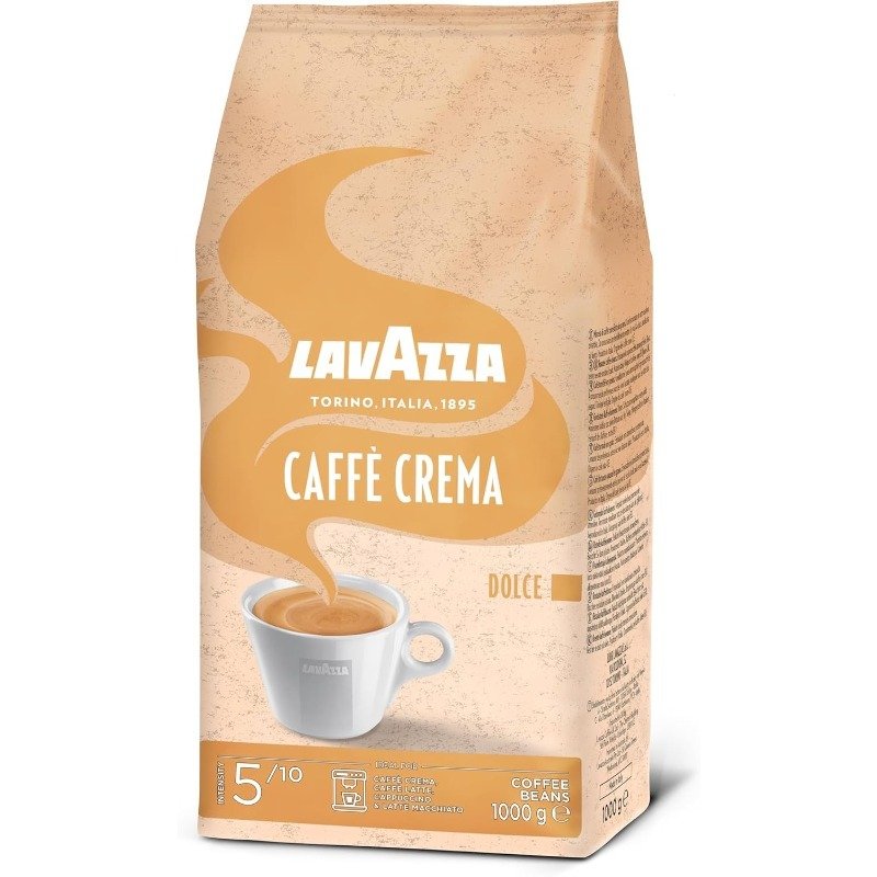 lavazza crema dolce kawa ziarnista 1kg, 80% arabika, 20% robusta, średnie palenie lavazza crema dolce kawa ziarnista 1kg, 80% arabika, 20% robusta, średnie palenie