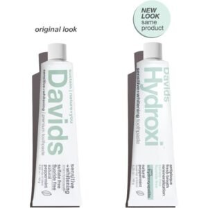 davids pasta: nano hydroksyapatyt, bez sls, dla wrażliwych zębów, remineralizująca