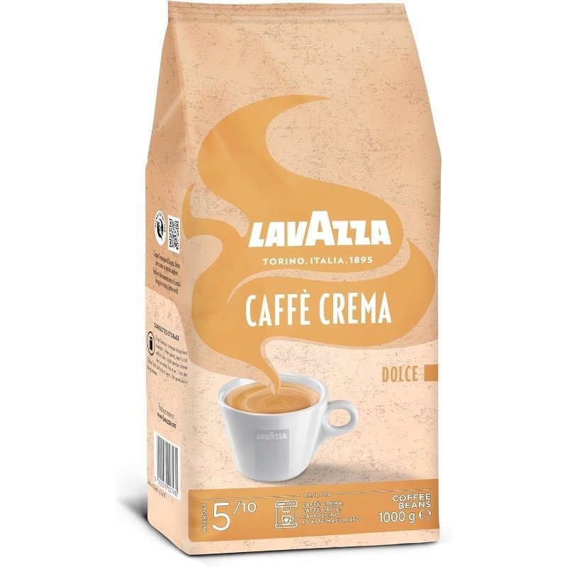 lavazza crema dolce kawa ziarnista 1kg, 80% arabika, 20% robusta, średnie palenie lavazza crema dolce kawa ziarnista 1kg, 80% arabika, 20% robusta, średnie palenie