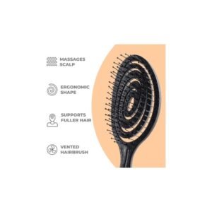 szczotka ninabella podróżna, bez ciągnięcia. do włosów suchych, mokrych i przedłużanych.