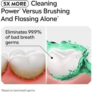 listerine antiseptic mouthwash, fresh burst, 500 ml listerine