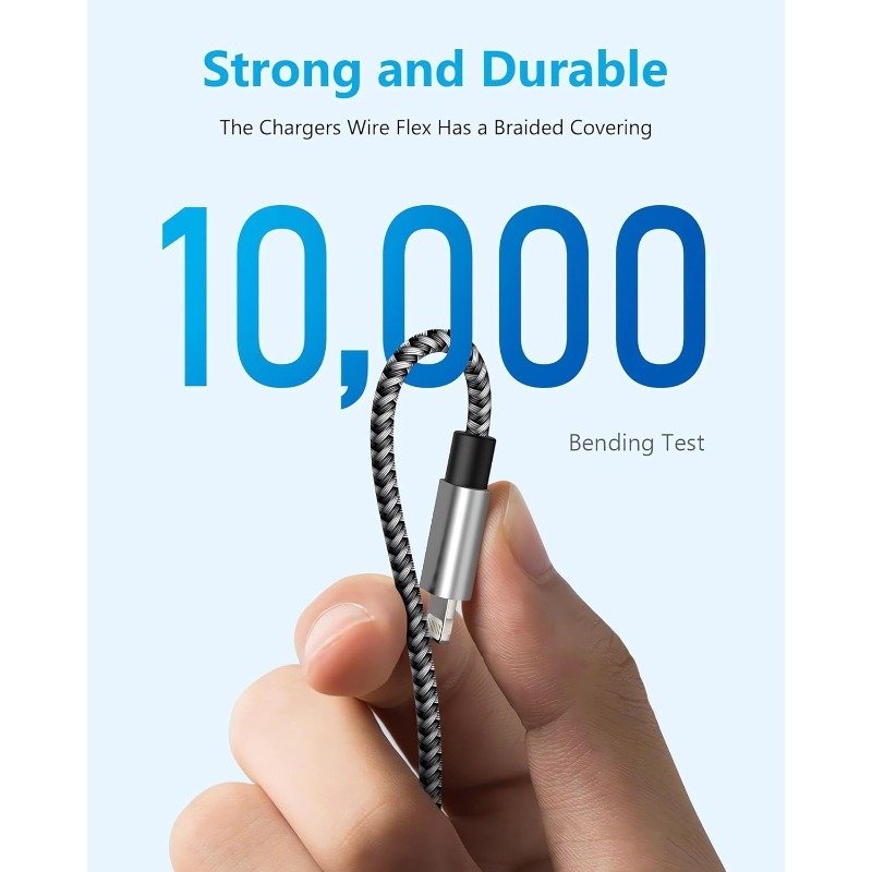 5 pak iphone lightning cable apple certified braided nylon fast charger cable compatible iphone max xs xr 8 plus 7 plus 6s 5s 5c air ipad mini ipod 5 pak iphone lightning cable apple certified braided nylon fast charger cable compatible iphone max xs xr 8 plus 7 plus 6s 5s 5c air ipad mini ipod