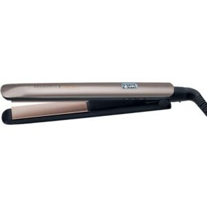 remington prostownica keratin protect s8540, keratyna+olejek migdałowy, 150 230°c, turbo, etui, brązowa