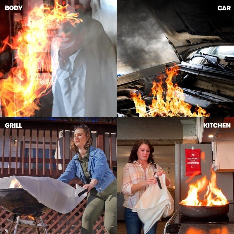 prepared hero awaryjny koc przeciwpożarowy, 1 opakowanie, koc przeciwpożarowy do kuchni, koc przeciwpożarowy do domu, koc przeciwpożarowy z włókna szklanego prepared hero awaryjny koc przeciwpożarowy, 1 opakowanie, koc przeciwpożarowy do kuchni, koc przeciwpożarowy do domu, koc przeciwpożarowy z włókna szklanego