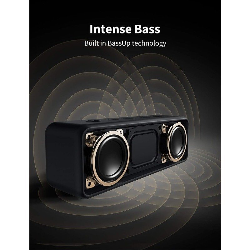 soundcore 2 anker głośnik bluetooth, ogromny z dwoma przetwornikami basowymi, akumulator 24 h, ulepszona ochrona przed wodą ipx7, bezprzewodowy, do iphone'a, galaxy itd. (czarny) soundcore 2 anker głośnik bluetooth, ogromny z dwoma przetwornikami basowymi, akumulator 24 h, ulepszona ochrona przed wodą ipx7, bezprzewodowy, do iphone'a, galaxy itd. (czarny)