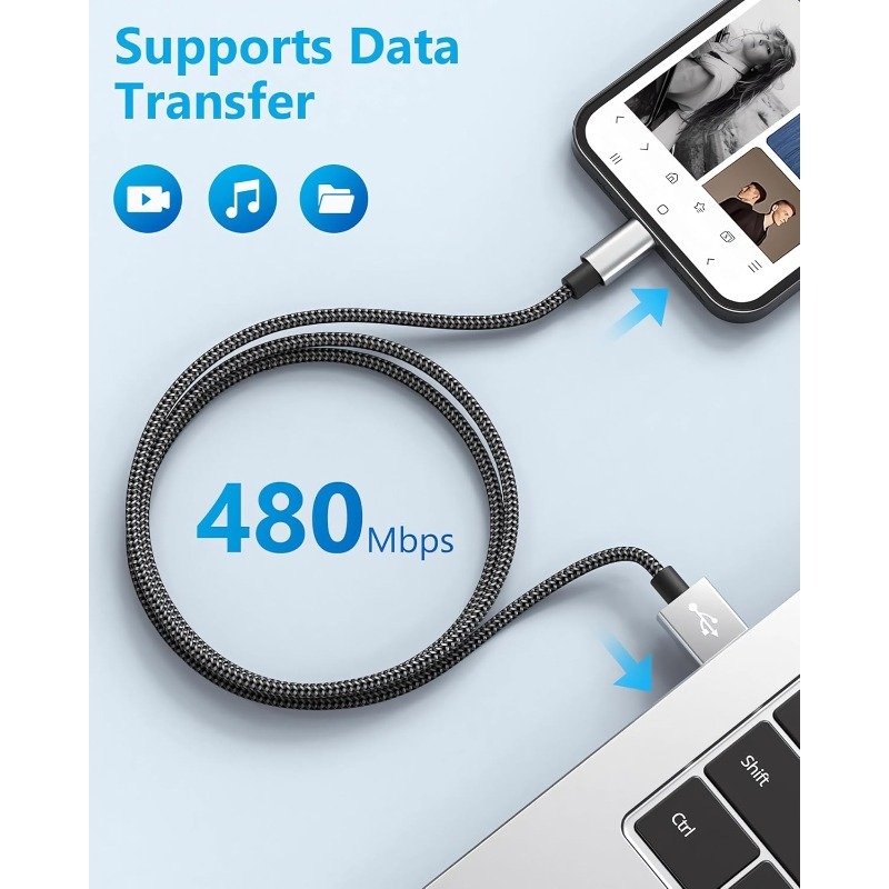 5 pak iphone lightning cable apple certified braided nylon fast charger cable compatible iphone max xs xr 8 plus 7 plus 6s 5s 5c air ipad mini ipod 5 pak iphone lightning cable apple certified braided nylon fast charger cable compatible iphone max xs xr 8 plus 7 plus 6s 5s 5c air ipad mini ipod