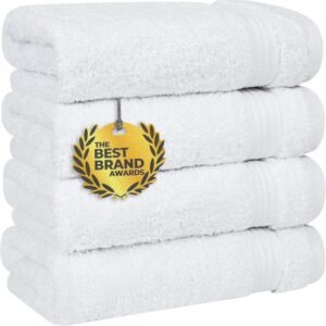 cotton paradise zestaw 4 tureckich ściereczek 100% bawełna, miękkie, chłonne, czarne, do rąk i twarzy